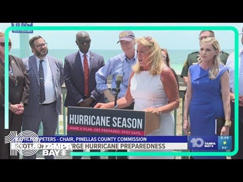 Florida leaders voice concern with FEMA shortfall, urges hurricane preparedness at stop in St. Pete