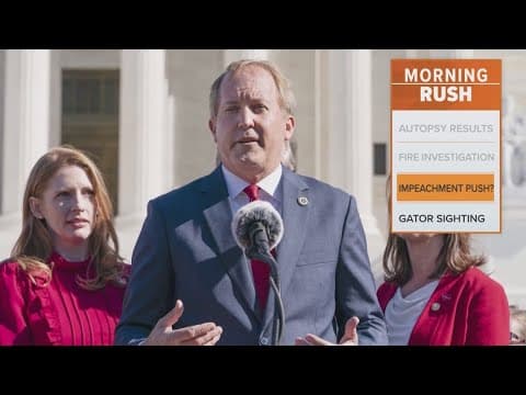 Texas Attorney General Ken Paxton says House committee is trying to impeach him again