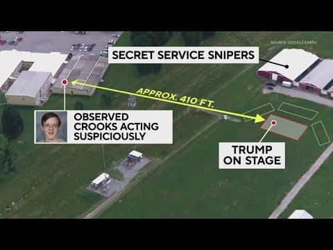 Secret Service says it 'wasn't responsible' for the roof of building in Trump assassination attempt