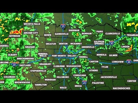 DFW LIVE RADAR | Tracking Friday storms and rain in North Texas