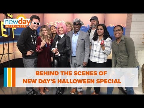 Behind the scenes of New Day's Halloween special 🎃 - New Day NW