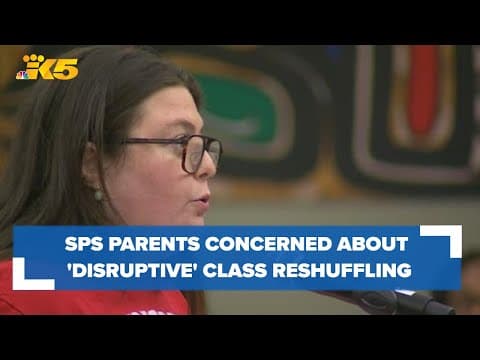 SPS parents voice concerns over 'incredibly disruptive' class reshuffling