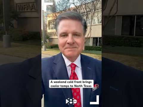 A weekend cold front is bringing cooler temps to North Texas