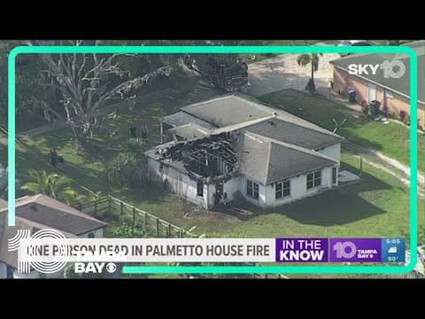 Fire destroys roof of Palmetto home