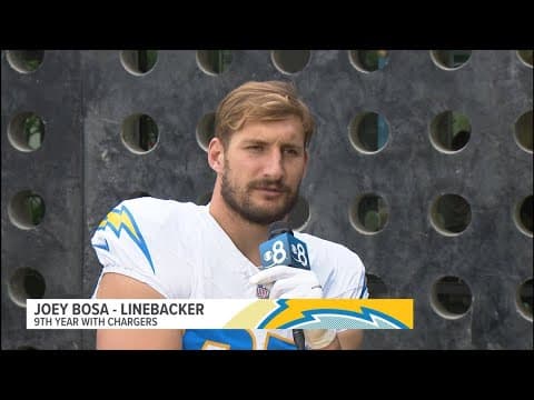 Chargers linebacker Joey Bosa discusses the 2024 NFL season, his 9th season with the team