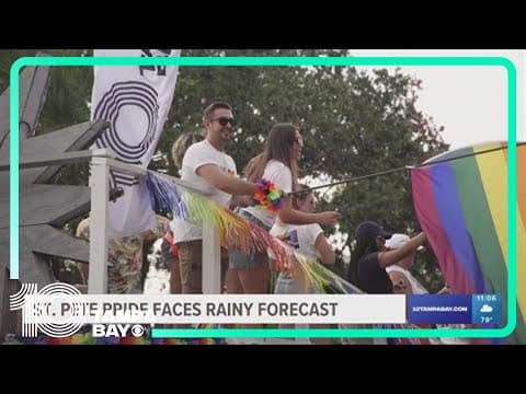 St. Pete prepares for a rainy Pride parade