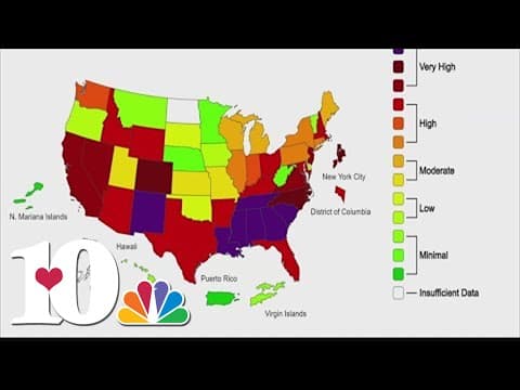 CDC shows flu activity for Tennessee is 'very high'