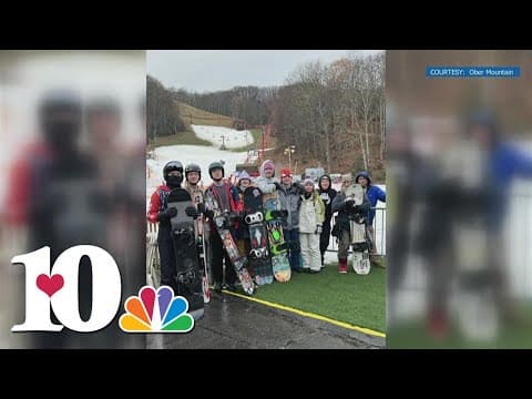 First skiers of the season at Ober Gatlinburg