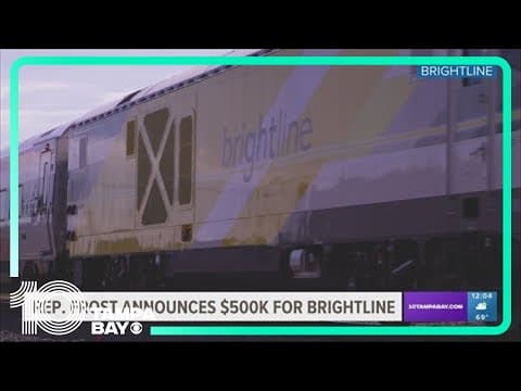 Rep. Maxwell Frost announces $500K for Brightline rail