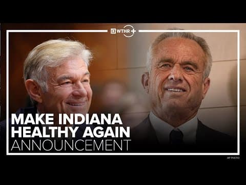Gov. Mike Braun unveils his "Make Indiana Healthy Again" program | FULL PRESSER | 13News