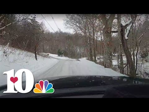 Checking road conditions across East Tennessee