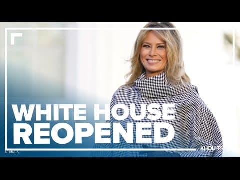 First Lady Melania Trump reopens White House to visitors