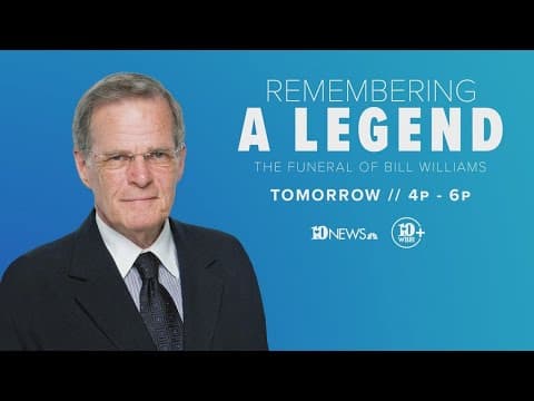 Anchor Emeritus Bill Williams funeral, receiving of friends happening Sunday