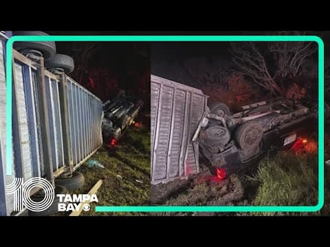 1 horse killed, several injured after Bradenton riding center trailer is T-boned and flips over