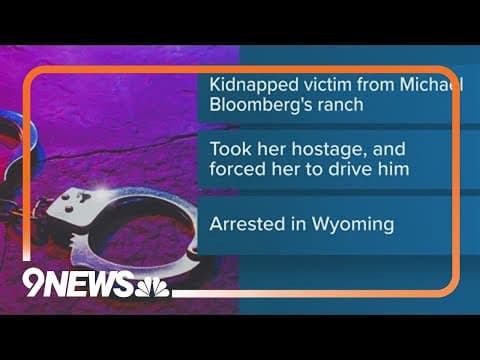 Man sentenced for kidnapping woman from Michael Bloomberg's Colorado ranch