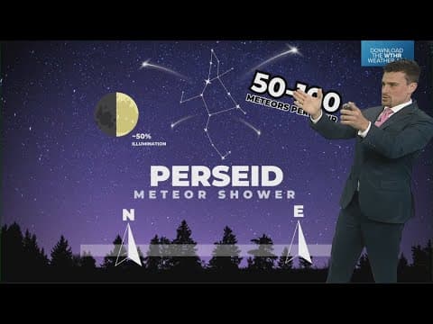 Where to look to see the most meteors tonight | Perseid Meteor Shower 2024