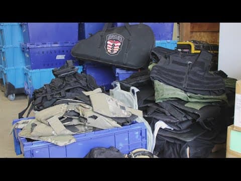 Fauquier County to donate dozens of old tactical, protective gear to help Israeli military