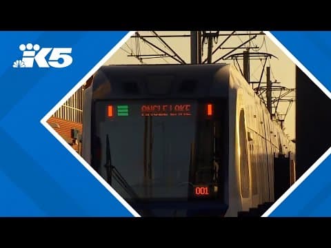 Light rail temporarily suspended at some Seattle stations