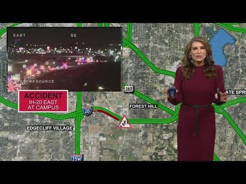 Traffic Alert: Interstate 20 closed after single-vehicle crash