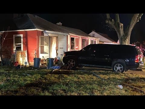 2 hospitalized for smoke inhalation after house fire in north Columbus