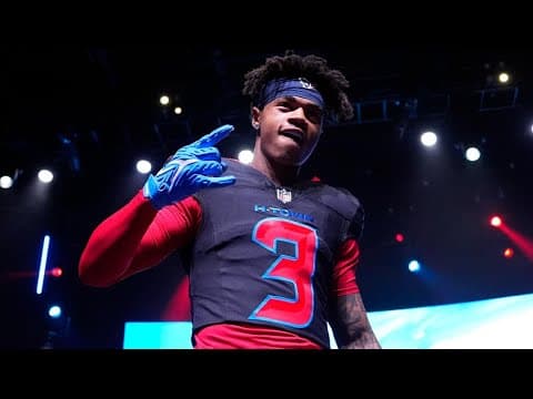 Watch Live: Texans receiver Tank Dell addresses the media for the first time since being shot