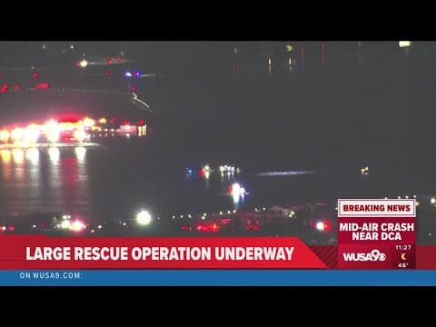 President Trump releases statement after plane collides with Black Hawk helicopter in DC