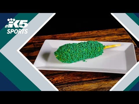 Mariners debut colorful corn dog, dessert nachos for 2025 season food offerings