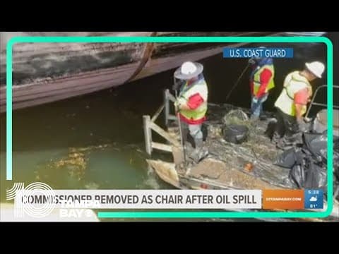 Manatee County commissioner removed as port authority chair after oil spill