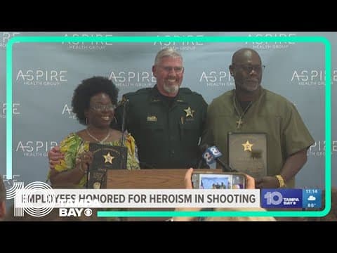 Employees honored for heroism in nursing home shooting