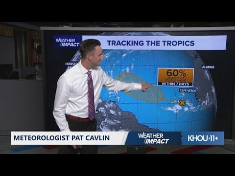 Tropical update: Wave in Atlantic has 60% chance for development