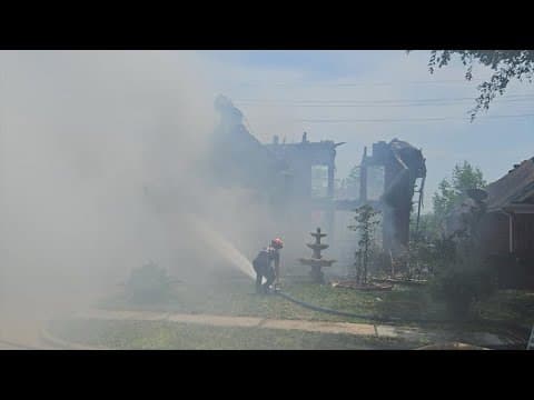 1 unaccounted for, 1 firefighter hurt in northwest Houston fire