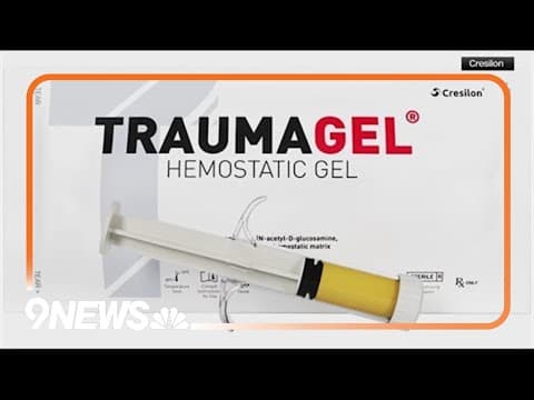 FDA clears new Traumagel gel to stop severe bleeding in seconds