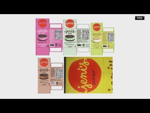 Ice cream cakes, sandwiches, pints recalled because they may contain listeria