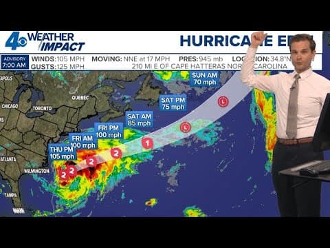 Tropical Weather Impact: Hurricane Erin spins off the East Coast; new storm could from this weekend