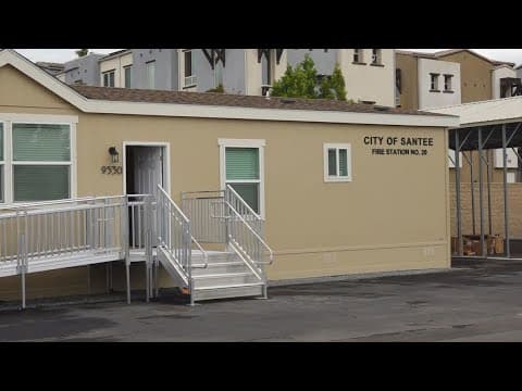 Santee opens interim fire station after voters reject tax increase for permanent facility