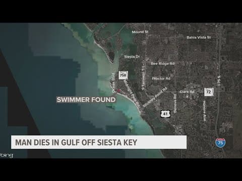 Swimmer dead after being pulled from Gulf off Siesta Key