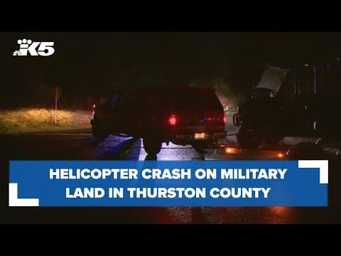 Helicopter crash in Thurston County
