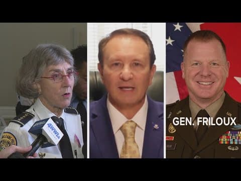 NOPD meets with National Guard on Deployment in New Orleans