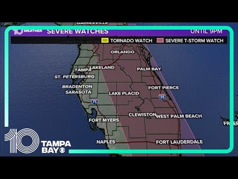 Florida weather: Severe thunderstorm watch issued April 26