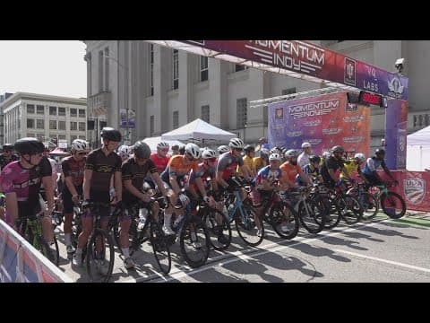 Cyclists compete at Momentum Indy