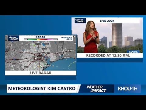 Live: Houston radar | Isolated storms today, hazy weekend ahead