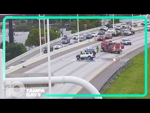 Southbound I-275 closed near Dale Mabry Highway in Tampa