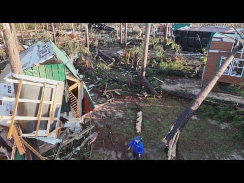 Severe storms move through the midwest, southern US