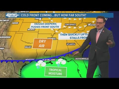 New Orleans Weather Impact: Flood Watch until Saturday morning, cold front on the way