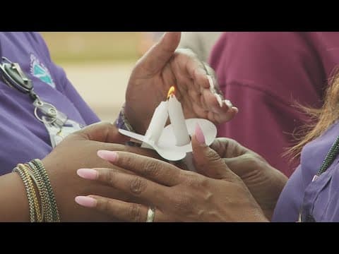 Vigil held for victims of domestic violence in New Orleans