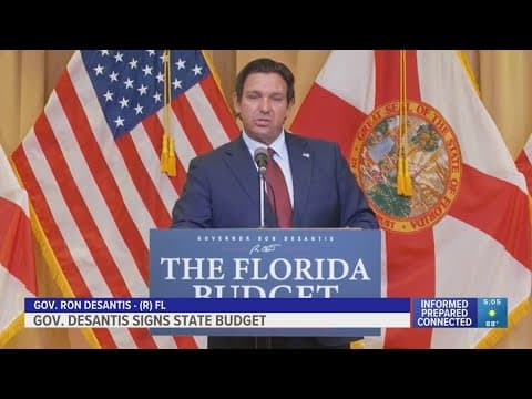DeSantis signs $115 billion state budget, slashes $3 billion compared to last year