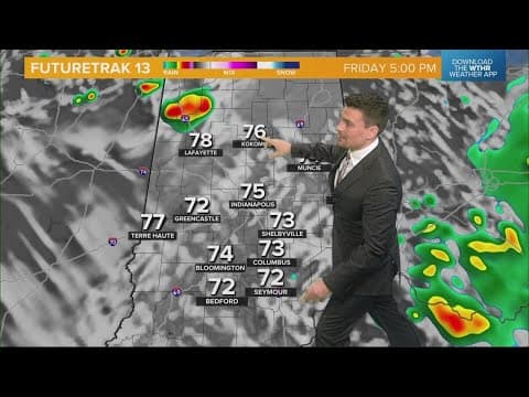 Timing out the final rounds of rain | Stunning, sunny weekend ahead for Indiana