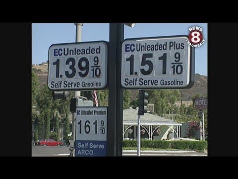Gas prices soar in San Diego 1997