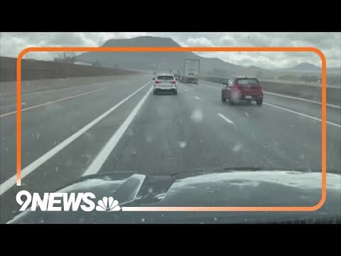 Colorado saw all kinds of precipitation Monday