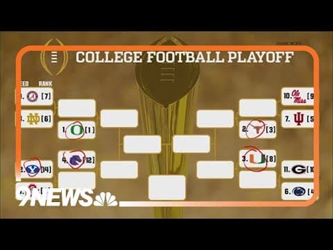 Breakdown of college football playoff